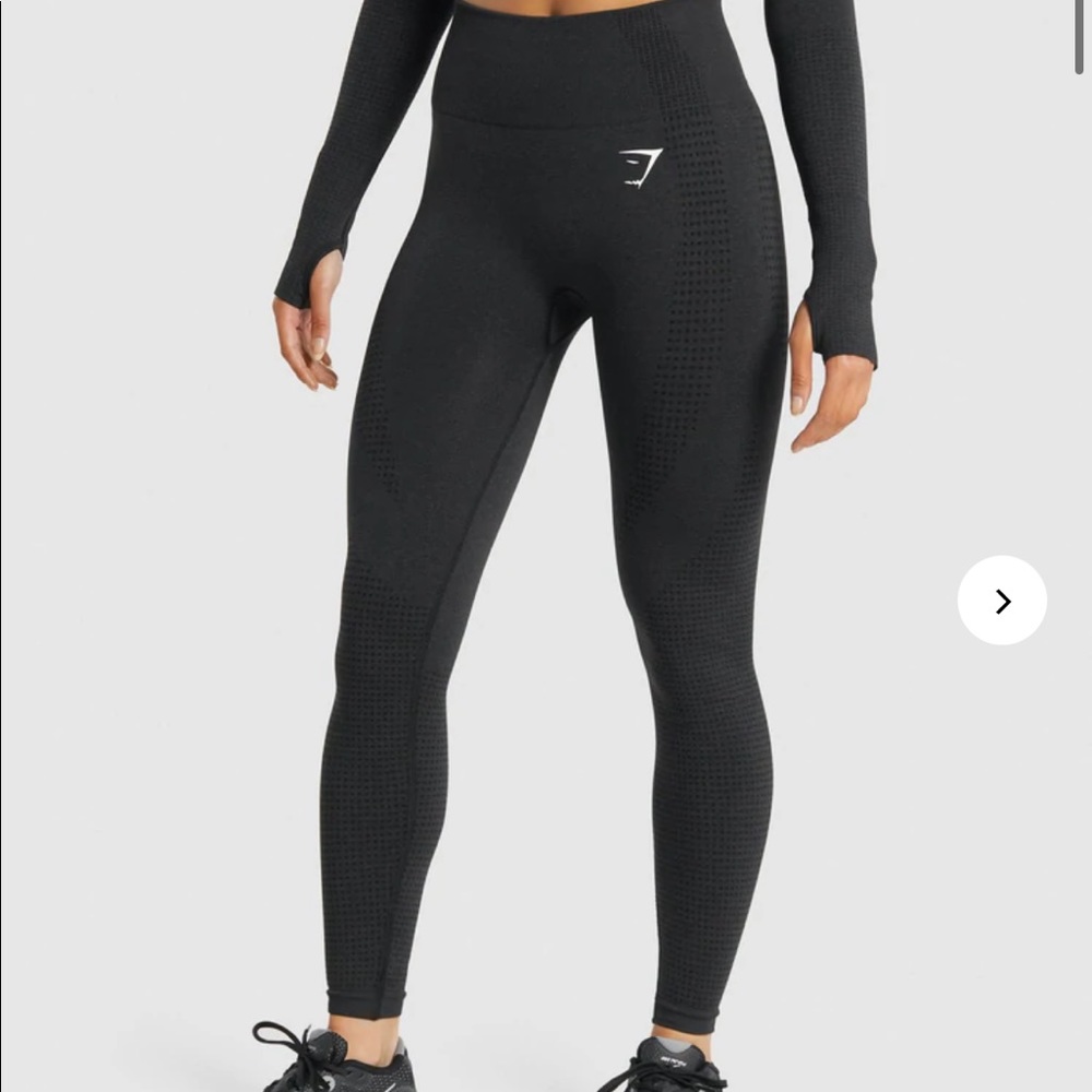 Black Vital Seamless Gymshark leggings